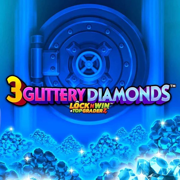 3 Glittery Diamonds by PearFiction Studios, showcased at winbeatzcasinos-es.com – game logo